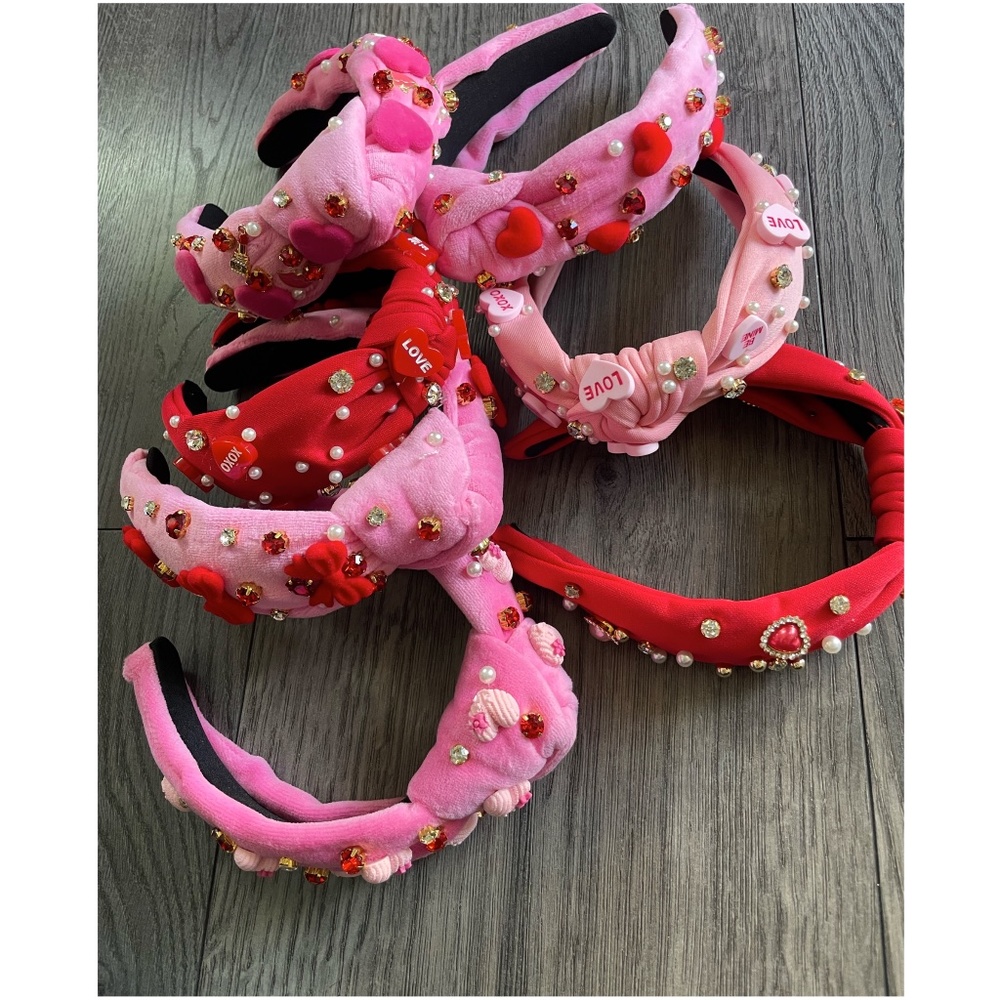 Vday Valentine's Day heart Headband - Picture 9 of 10
